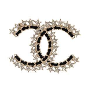 Chanel Cc Star Chain Brooch Metal With #235187C10B